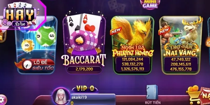 Slot và quay số trong game Haywin