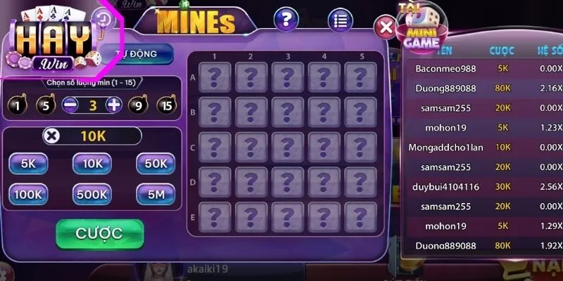 Chiến lược tham gia mini game