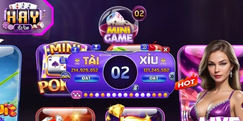 Xúc xắc tại mini game Haywin